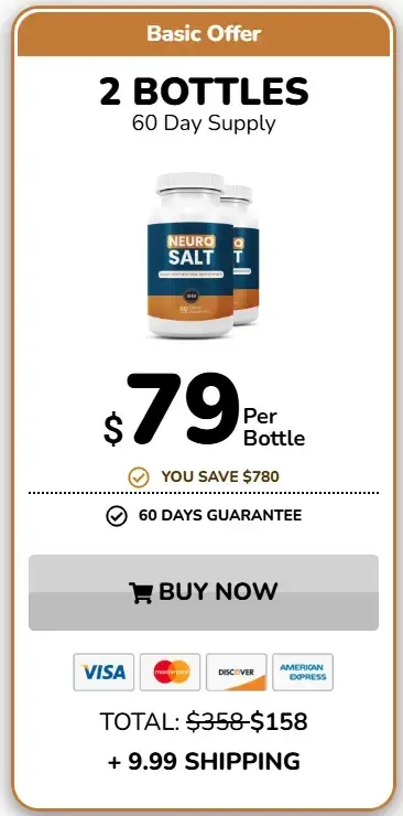 NeuroSalt 2  Bottle pricing